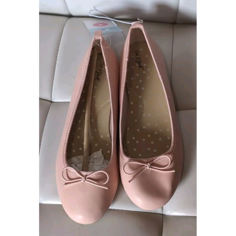 Girls' Diana Slip-On Ballet Flats Pink - Cat & Jack - SIZE 4